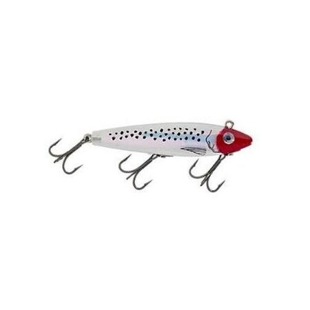 Mirrolure CEye Pro Series Sinking Twitchbait, 3 58, 12 Oz 3D Eyes, Red HeadWhite Back BellySilver Bon CTTR-11